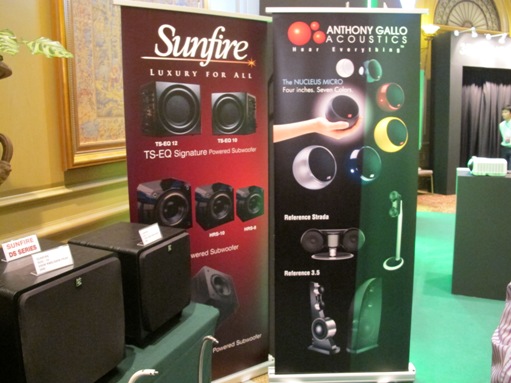 Sunfire Subwoofer and Anthony Gallo Loudspeakers