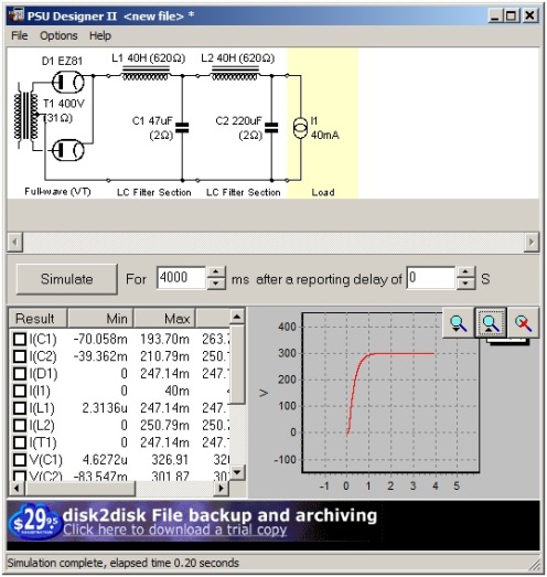 EZ81 Tube Rectified Power Supply