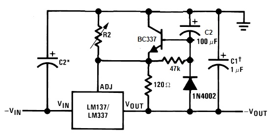 LM337 Soft Start LM337 Soft Start