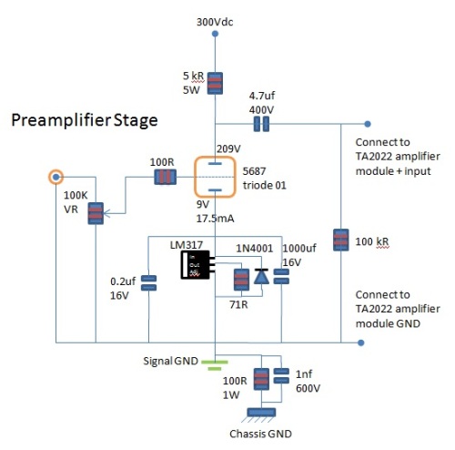 5687 Preamp Schematic 5687 Preamp Schematic