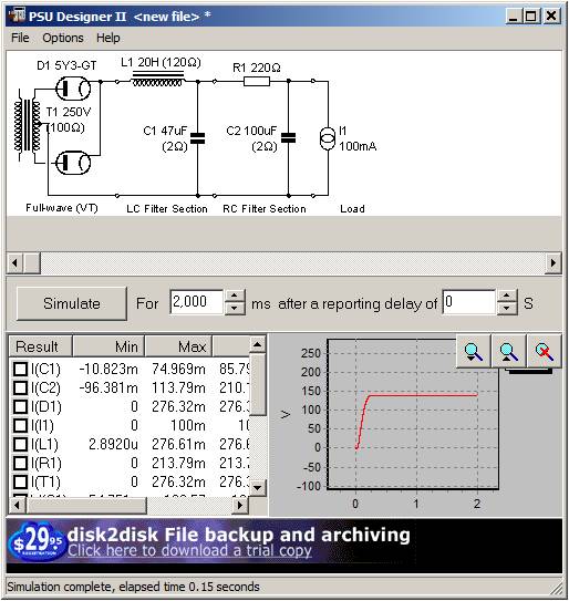 choke input power supply