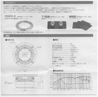 FE88ES-R specifications
