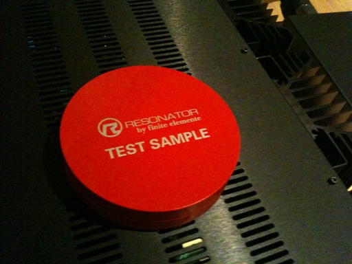 Resonator test sample from Finite Element