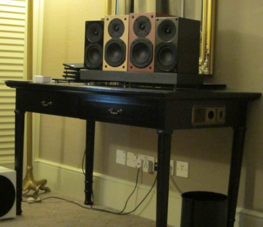 Audio Pro speakers on display Audio Pro speakers on display
