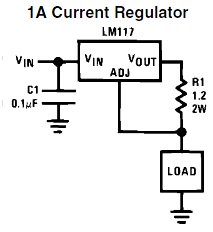 LM117 constant current source